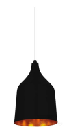 підвісний світильник Azzardo Fabio, чорний, золотий (LP 5632-BK-L /AZ0301)