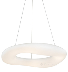 підвісний світильник Azzardo Donut, хром, білий, 91 см, LED (AZ2675)