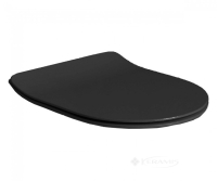 сидіння Axa Glomp Slim Soft-close, чорний матовий (319107)
