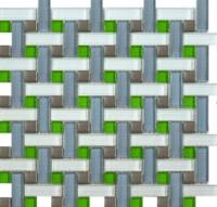 мозаїка Grand Kerama 30x30 (1,5х1,5) плетінка сірий (1083)