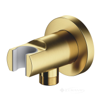 підключення для душового шлангу з тримачем Omnires brushed brass (8873BSB)