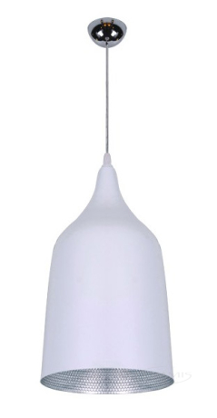 Підвісний світильник Azzardo Fabio, білий , сріблястий (LP5632-WH-M /AZ0300)