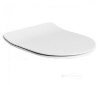 сидіння Axa Glomp Slim Soft-close, білий матовий (319112)