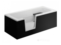 панель для ванни Polimat 180 см фронтальна, чорна (00052)