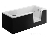 панель для ванни Polimat 180 см фронтальна, чорна (00050)