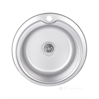 кухонна мийка Lidz 51x51 0,6 мм micro decor (LIDZ510DMDEC06)