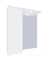 шафка дзеркальна Van Mebles Смайл біла, 70 см, ліва (000006252)
