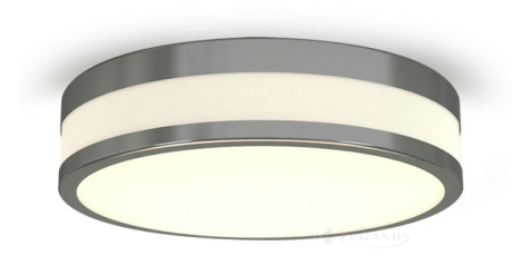 Світильник стельовий Azzardo Kari, білий, хром, 22 см, LED (LIN-1607-23 /AZ2065)