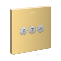 термостат Hansgrohe Shower Select, на 3 споживачі, золотий (15764990)