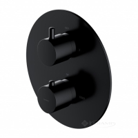 змішувач для ванни і душу прихованого монтажу з термостатом Omnires Y black (Y1236ROBL)