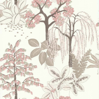 шпалери Lutece Fragrance jardin japonais rose (11191303)