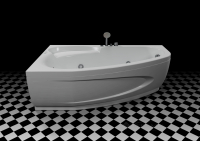 гидромассажная ванна WGT Rialto Como 180x110 левая, elite+сифон+фронтальная панель