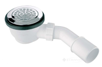 сифон для душового піддону McAlpine хром, 90 мм, очищення зверху (HC27-CPBR)