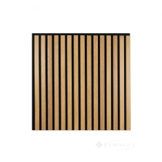 стеновая панель Marbet Woodline 2700х300 черний/дуб светлый (53615601103)