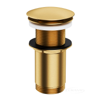 донний клапан Omnires click-clack brushed gold (A716GLB)