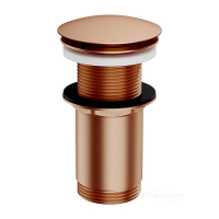 донний клапан Omnires click-clack brushed copper (A716CPB)