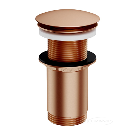 Донний клапан Omnires click-clack brushed copper (A716CPB)