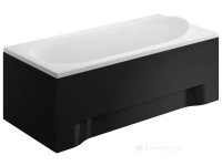 панель для ванни Polimat 75 см збоку, чорна (00860)