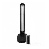 настільна лампа Eurolamp 38W бактерицидна безозонова, чорна (UVPB-38(black))