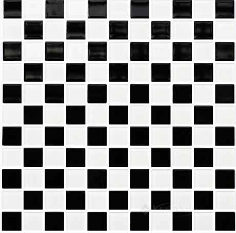 Мозаїка Kotto Keramika GM 4002 CC black /white 30х30