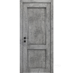 дверное полотно Rodos Style 2 900 мм, полустекло, мрамор серый