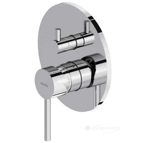 Змішувач для ванни та душу Damixa Scandinavian Pure прихованого монтажу, хром (367100000)