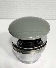 донный клапан Axa керамический Click clack, серый (AF001503)