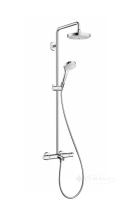 душова система Hansgrohe Croma Select S 180 2jet showerpipe для ванни (27351400)