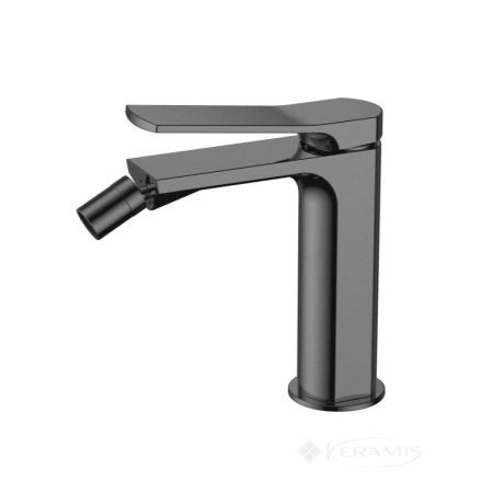 Смеситель для биде Qtap Slavonice gunmetal black PVD (QTSLA255GMB45923)