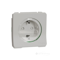 розетка Schneider Electric Mureva Styl IP55, 1 пост., 16А, 250В, с/заз и шторками, белая (MUR39134)