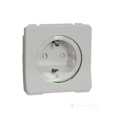 Розетка Schneider Electric Mureva Styl IP55, 1 пост., 16А, 250В, с/заз и шторками, белая (MUR39134)