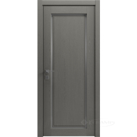 дверное полотно Rodos Style 1 800 мм, полустекло, сосна браш braun