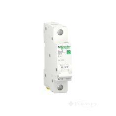 вимикач автоматичний Schneider Electric RESI9 16 А, 1P, крива С, 6кА (R9F12116)