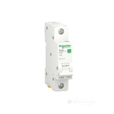 выключатель автоматический Schneider Electric RESI9 25 А, 1P, крива С, 6кА (R9F12125)