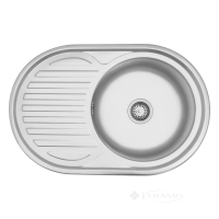 кухонна мийка Kroner Satin 77х50х16 сталь (Satin-775006160) CV022787