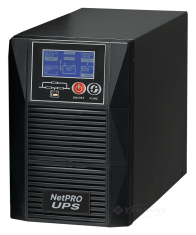 ДБЖ NetPRO 11 1KL-24V (online, 1000VA/800W), під зовнішні АКБ 24VDC, зарядний струм 8А (ups-netpro-11-1kl-24v)