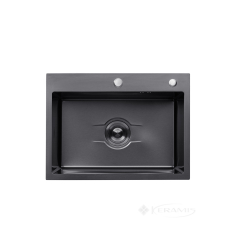 кухонна мийка Kroner Derby KRP PVD-6050HM чорний (KD6050HM) CV027242