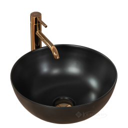 умывальник Rea Stella 36x36 черный матовый (REA-U1890) умывальник Rea Stella 36x36 черный матовый (REA-U1890)