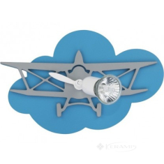 світильник настінний дитячий з літачком та хмарами Nowodvorski Plane (6902)