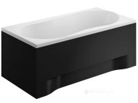 панель для ванни Polimat 70 см збоку, чорна (00859)