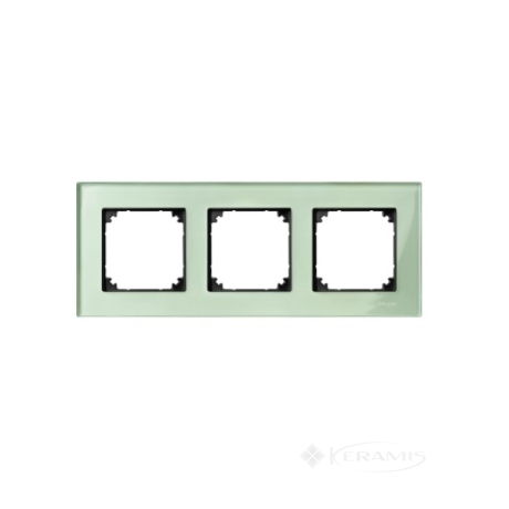 Рамка Schneider Electric Merten M-Elegance 3 пост., смарагд (MTN404304)