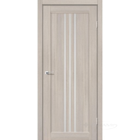 полотно дверне Leador Verona 600х2000, монблан, скло сатин білий