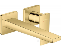змішувач для умивальника прихованого монтажу Hansgrohe Metropol з донним клапаном, золото (32526990)
