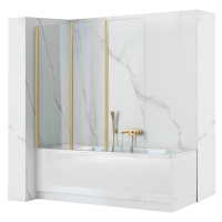 штора для ванни Rea Agat 120x140 gold brush (REA-W2501)