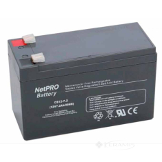 Акумулятор NetPRO CS 12-7,2 (12V/7,2Ah) (bat-netpro-cs-12-7-2)