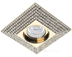 точечный светильник Azzardo Piramide XL, золотой (NC1673SQ-GO / AZ1462)