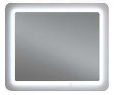 зеркало Sanwerk Ultra Космо 118x83 с подсветкой, белое (ZU0000143)