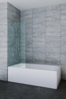 штора для ванни Andora Atrium 100x190 скло матове (Atrium Sateen 1000x1900)