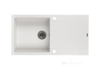 кухонна мийка Granado Mora 95,2x49,7 white, з переливом (2605)