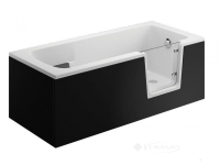 панель для ванни Polimat 170 см фронтальна, чорна (00892)